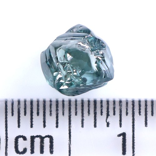 Natural Loose Rough Blue Color Diamond 1.27 CT 6.05 MM Irregular Cut KDL2257 - Picture 7 of 8