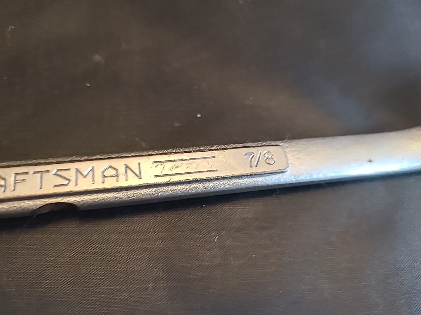 Vintage Craftsman =V= 3/4”and 7/8” Offset 12pt Double Box End Wrench USA