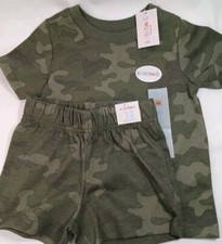 Garanimals Infant Baby Boy 12 Months 2 Piece Summer Set NWT