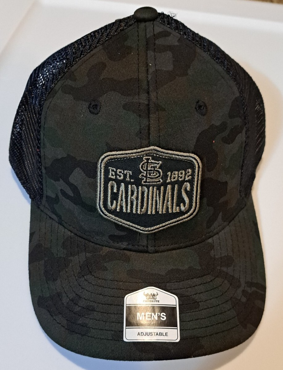 NEW Fan Favorite Men's MLB St Louis Cardinals Camo Mesh Back Hat