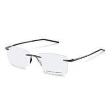 Porsche Design P8362 A Black Rimless Titanium Frame - Men