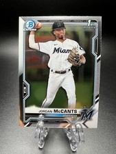 Jordan McCants 2021 Bowman Chrome Prospect #BCP-26 1st Rookie RC Miami Marlins