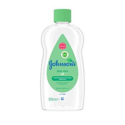 JOHNSONS Baby Aloe Vera Baby Oil 300ml