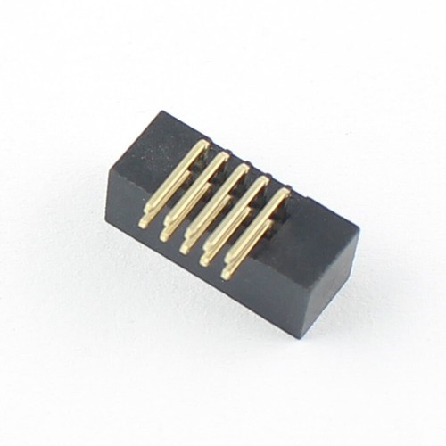 5Pcs 1.27mm Pitch 2x5 10 Pin Right Angle Male Shrouded Box Header IDC Connector - Picture 4 of 6