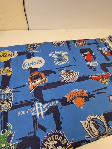 VINTAGE 2004 Dan River NBA HOOPS 2 Rod Pocket Panels "No Tiebacks" 42"W x 63"L - Picture 7 of 8
