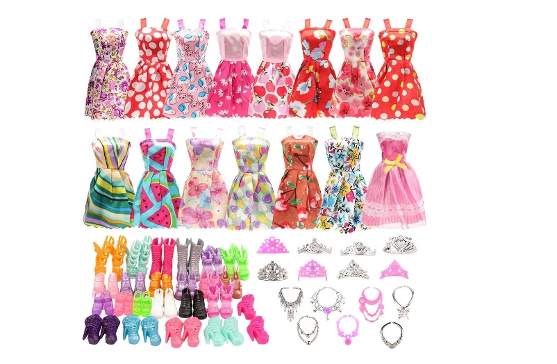 Doll clothes best sale and shoes