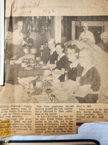 1956 Appointment Log Book Reichardt Spring Lake, Grand Haven MI US Waitress Note - Picture 14 of 16