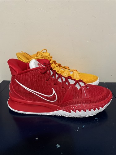 Men Size 12.5 - Nike Kyrie 7 TB Right University Red Left University Gold