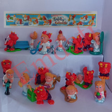 Kinder Sorpresa Angelino e Satanello Serie Completa 10pz + 10 Cartine