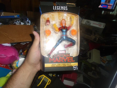 Figura Capitana Marvel Binary Form 6" Serie Marvel Legends NUEVA