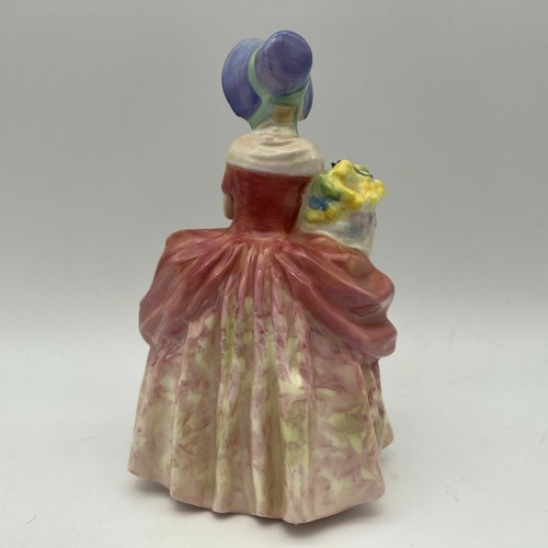 Estatuilla Auténtica Retirada Royal Doulton Cissie Girl Cesta de Flores HN 1809 COMO NUEVA - Imagen 5 de 10