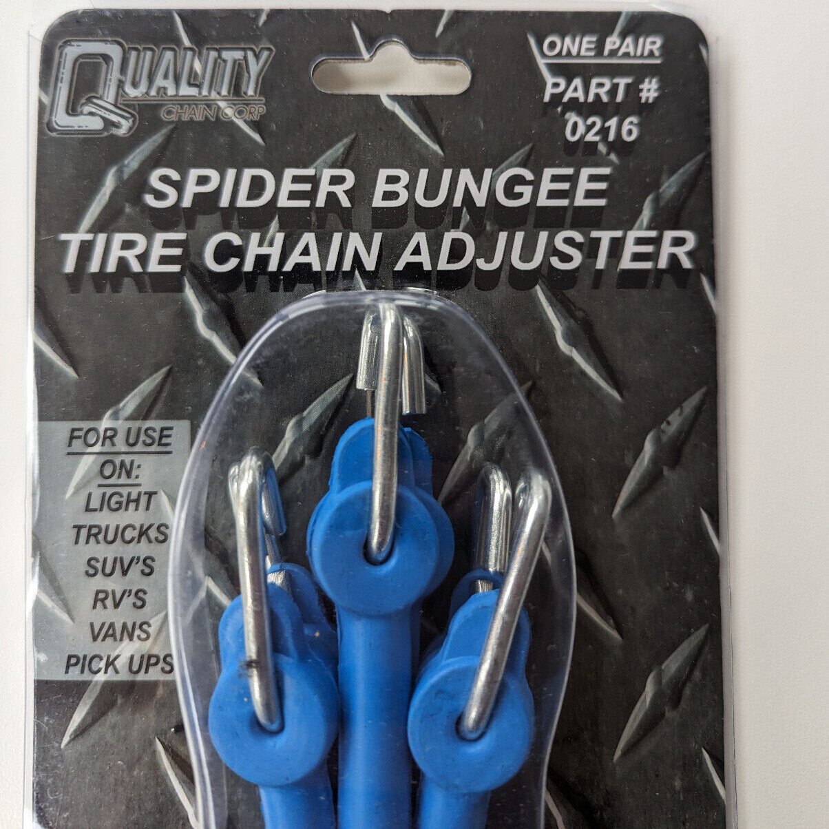 QUALITY CHAIN SPIDER BUNGEE TIRE CHAIN ADJUSTER 0216 LT TRUCK / SUV