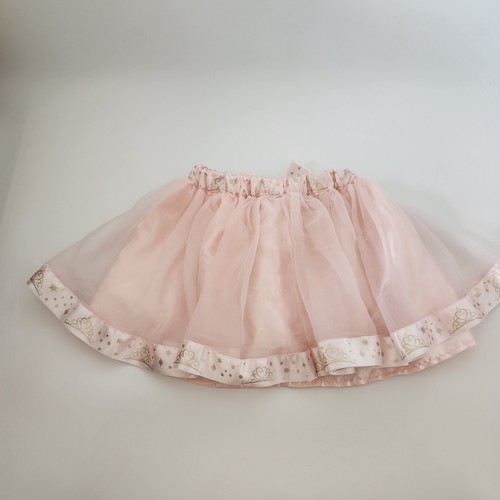 Disney Parks Authentic Princess Tulle Skirt Pink Satin Trim Tutu Layers size 7/8 - Picture 7 of 10