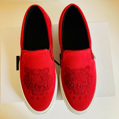 【送料&関税込】Kenzo Canvas Slip-on Sneakers KENZO K-SKATE SLIP ON SHOES | eBay