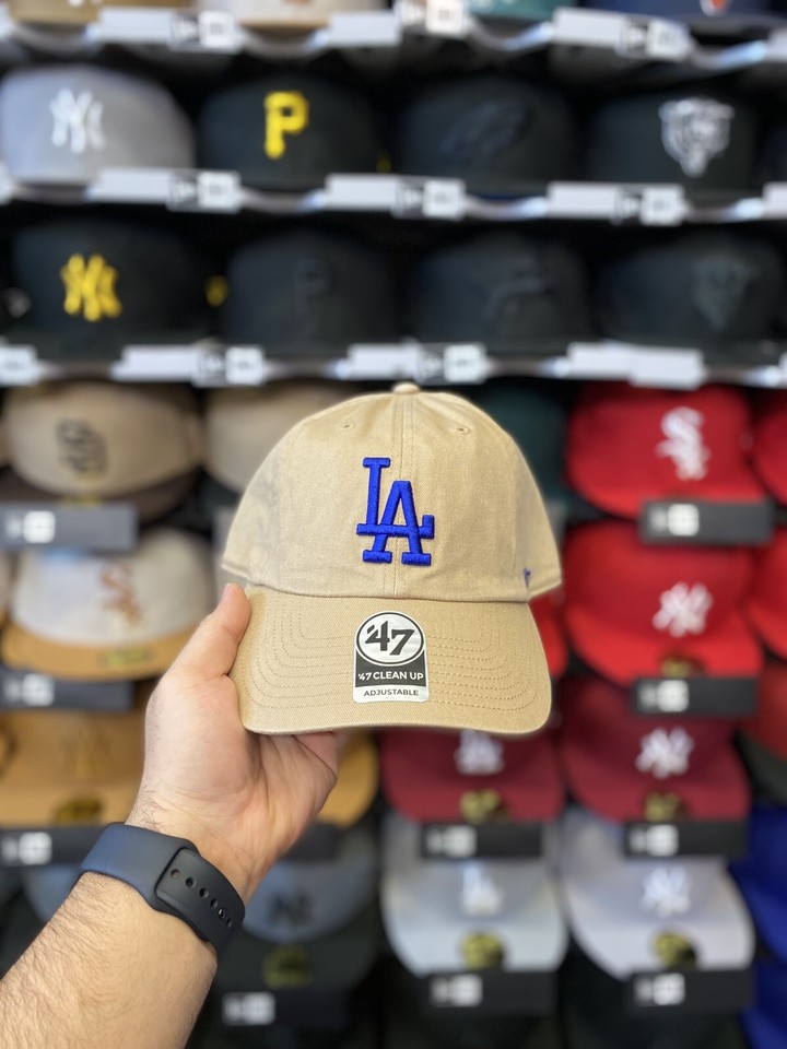 47 Brand Well Worn Caravan '47 Clean Up Los Angeles Dodgers Cap Khaki/Navy