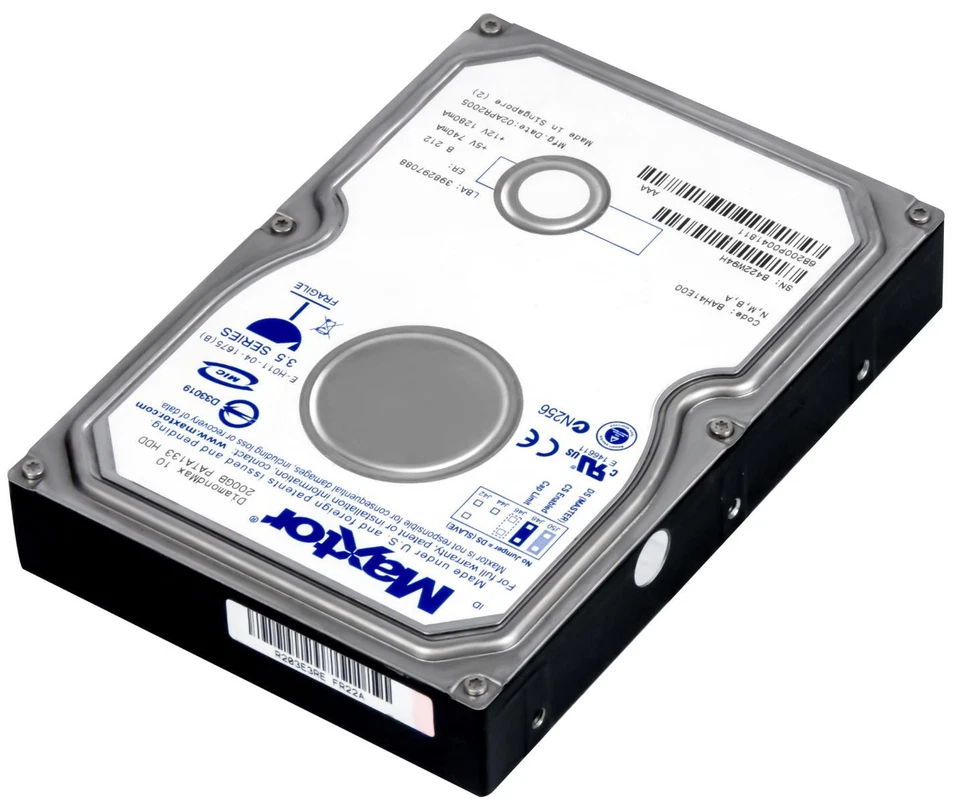 Hard Drive Maxtor Diamondmax 10 200GB 7200RPM 16MB ATA IDE 6B200P0 3.5'' Inch - Image 3 of 3