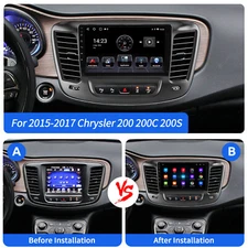 4+32G For 2015-2019 Chrysler 200 200C Carplay Car Stereo Radio NAVI GPS 1280*800