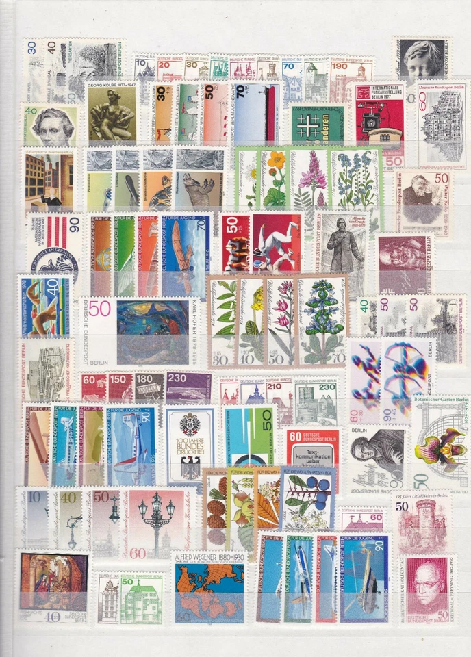 Germany WEST BERLIN MNH Collection 1955-1990 compl.+ booklet stamps! CAT 1200EUR - Image 3 of 4