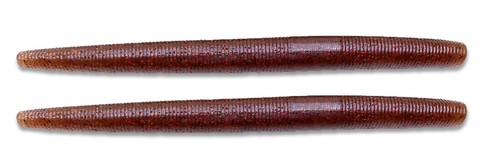 Senko Style Ribbed Stick Bait Soft Plastic Worm Bass Fishing Lure 15ct 5" - Picture 25 of 30