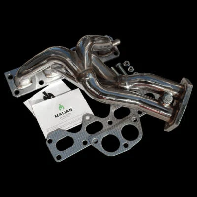 MALIAN EXHAUSTS Colector de escape tubular de igual longitud Mazda MX5 Mk2, 1,6