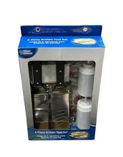 Blue Rhino Razor 5 Piece Outdoor Griddle Tool Set w/ 2 Spatulas & Scraper New
