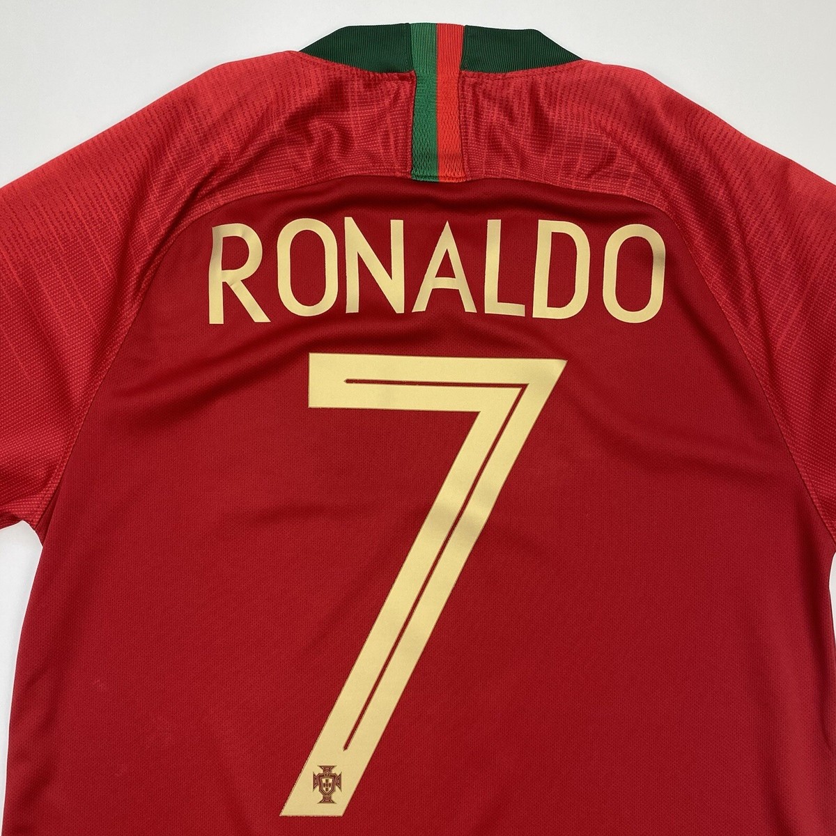 Ronaldo #7 Portugal 2018 2020 Home Football Shirt Soccer