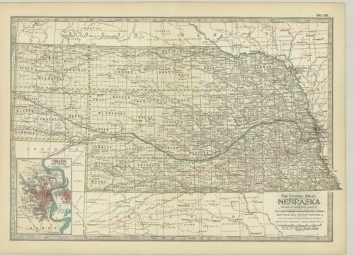 1897 (98) NEBRASKA by The Century Co - Picture 1 of 1