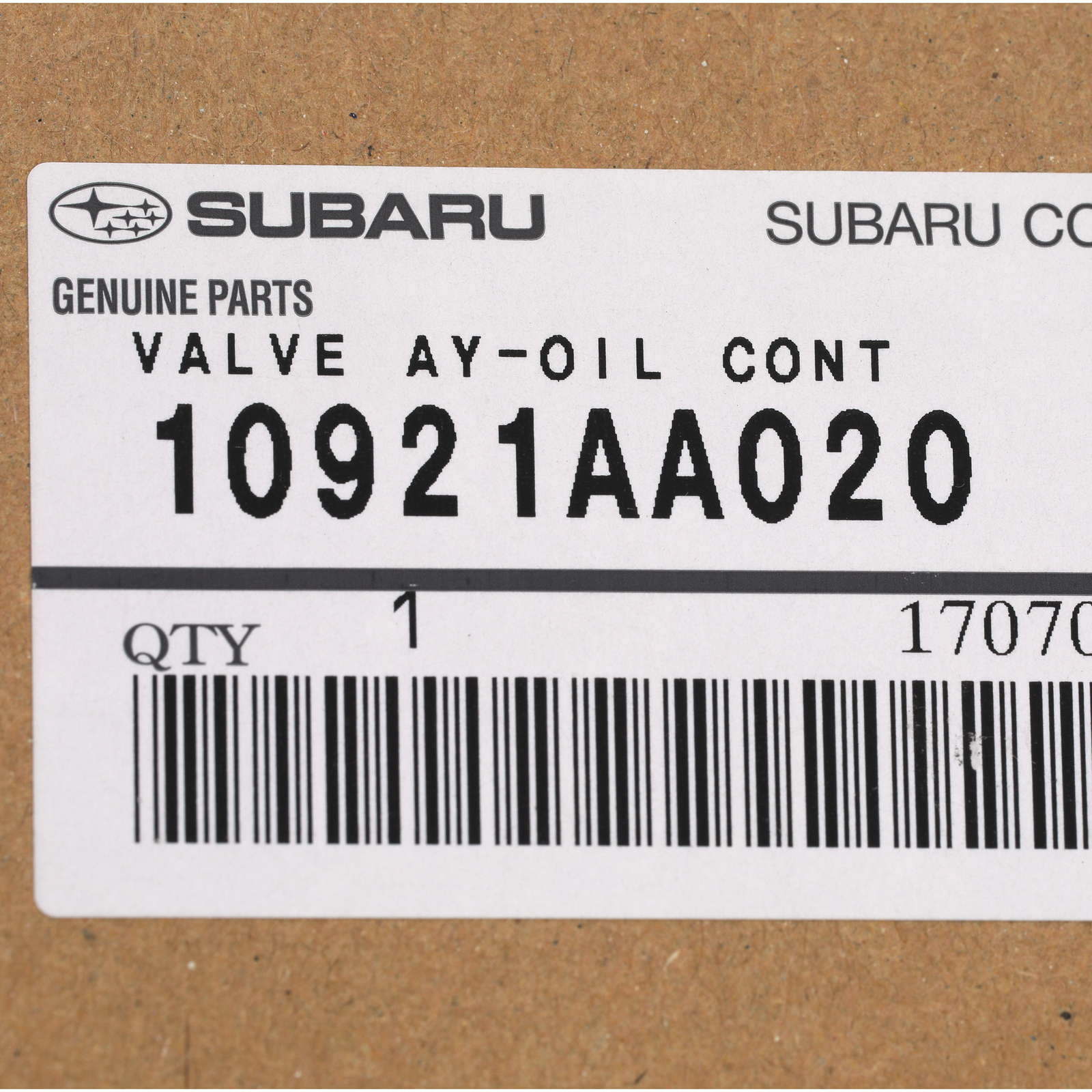 0406 Subaru Oil Control Valve TURBO Baja Forester Impreza OEM NEW