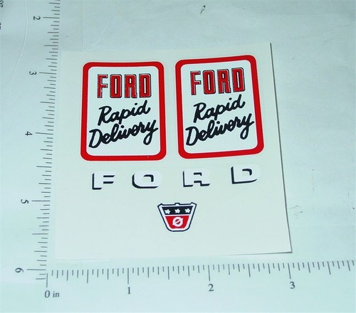 Nylint Cabover Ford Rapid Delivery Stickers NY-005