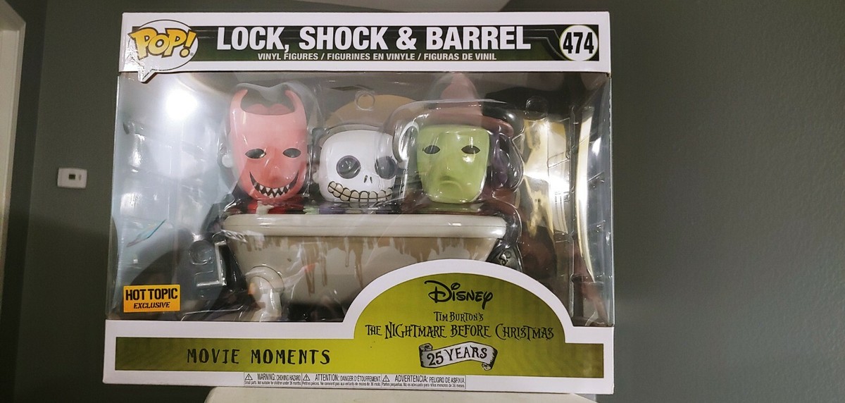 Funko POP #474 (Lock, Shock and Barrel in tub) - The Nightmare