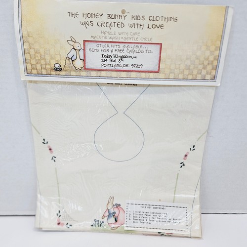 Daisy Kingdom Honey Bunny Kid's Designer Collar Kit #5006 Vintage Size 4,6,8 - Picture 9 of 12