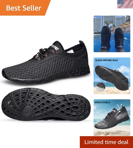 Men's Breathable Quick Dry Aqua Shoes - Perfect for All Water Activities
