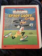 Walt Disney Sport Goofy Cartoon Classic RCA SelectaVision CED Videodisc Laser