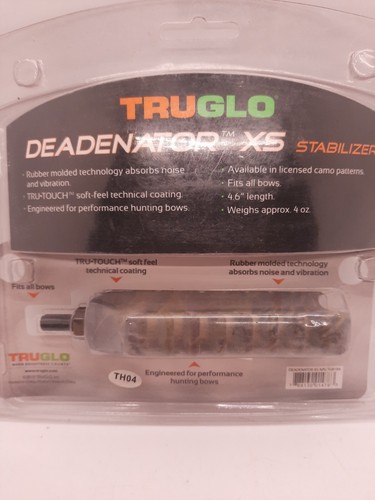 Truglow Deadonator XS Compound Bow Stabilizer Camouflage 4.6 Inch - Picture 2 of 4