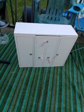 Vintage Our Generation Doll Armoire 2010 Used all wood construction Hangers Lot