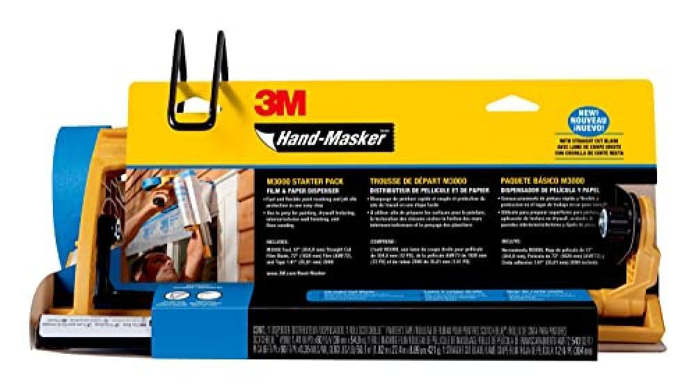 (TG. Pre-Assembled Masking Film & Tape) 3M Hand Masker - Kit di pellicola e nast