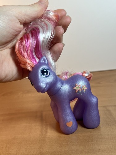 2002 My Little Pony Baby Romperooni G3 MLP Hasbro Purple Pink - Picture 6 of 8