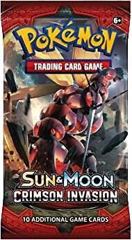 Pokemon Booster Pack (10 Cards) - Sun and Moon Crimson Invasion