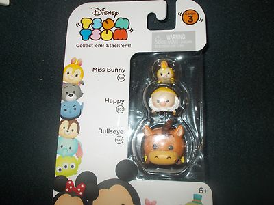 Disney Tsum Tsum Miss Bunny Happy Bullseye  Stack 'EM Series 3 vinyl