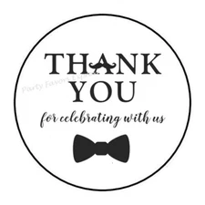 THANK YOU FOR CELEBRATING WITH US ENVELOPE SEALS LABELS PARTY FAVORS STICKERS