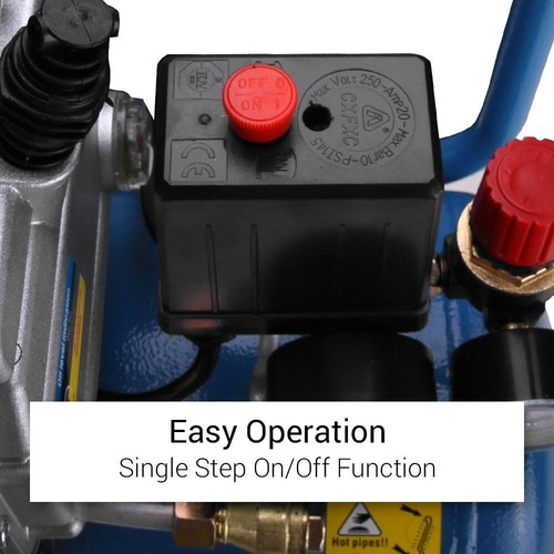LINCOLN 24L Metal High Pressure Compressor Direct Drive Air Compressor Multi Use - Picture 4 of 13