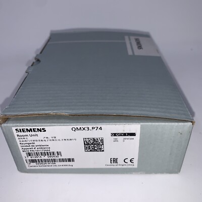 Siemens QMX3.P74 Room Unit wall stat for DXR controllers. KNX for Desigo CC BAS