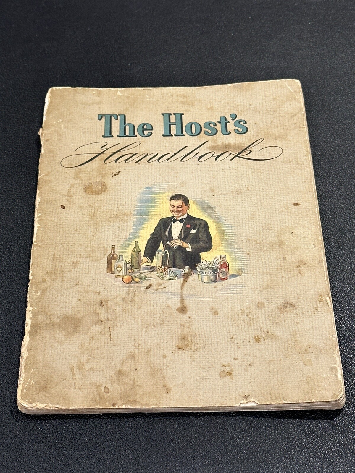 The Host's Handbook 1940 Fourth Edition Booklet National Distillers Products