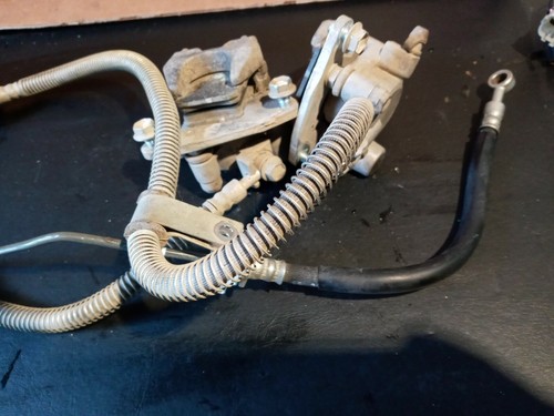 2008 08 Yamaha Raptor 350 YFM350 OEM Front Brake Lines and calipers - Photo 4/4