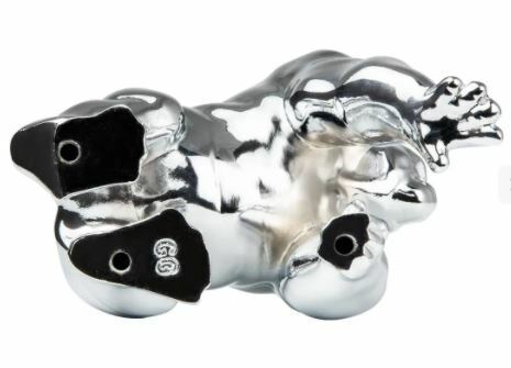 Gorilla King Hood Ornament (Chrome) 3 Hole Mount 4 3/4&#034; Tall 