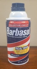 Barbasol Collector REAL MAN GARY HALL JR Beard Buster 11 oz Shave Cream RED CAN