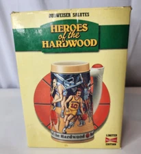 Budweiser Sport Series Basketball Heroes of Hardwood Beer Stein #40740 LE NIB