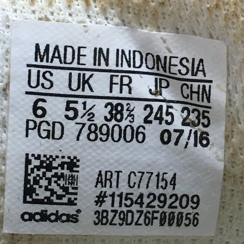 Adidas Shoes Youth 6 Superstar Casual Sneakers White Leather Lace Up C77154 - Picture 17 of 19