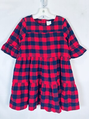 white christmas dresses Santa Baby Flannel Dress – Kiel James Patrick main image 1