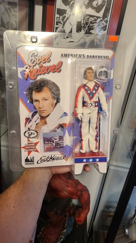 EVEL KNIEVEL AMERICA'S DAREDEVIL 8" SEALED ACTION FIGURE FROM 2012 FIGURES TOY - 第 3/4 張圖片